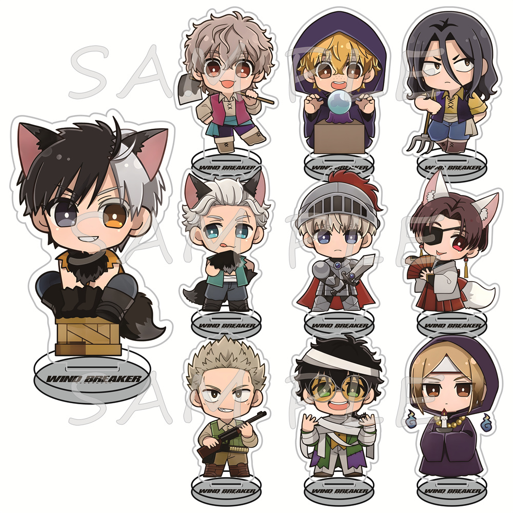 Windbreaker Anime Merchandise - WIND BREAKER 10cm Acrylic Stand Figures