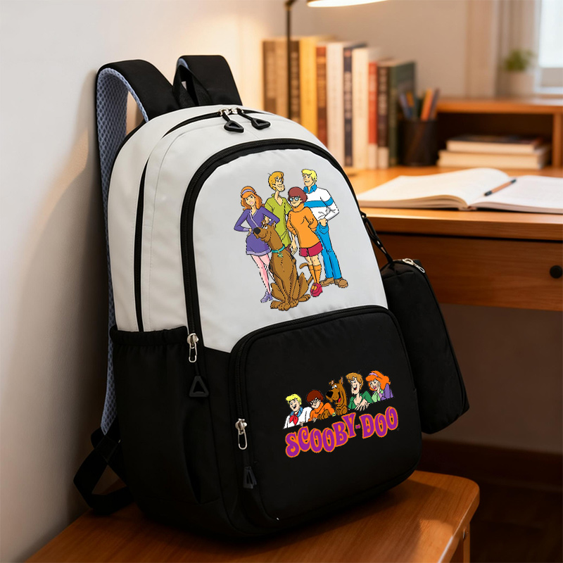 Anime Merchandise Bag - Scooby Doo Schoolbag Large Capacity Casual