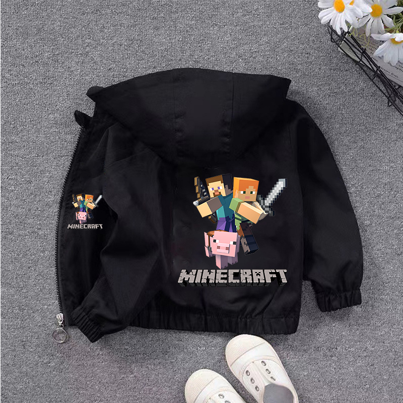 Minec Rafted Jacket Game Theme - Windbreaker Anime Merchandise review and price