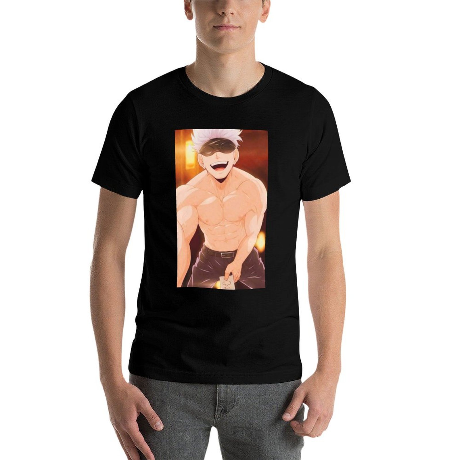 Gojo Satoru Merchandise T-Shir - Anime Merchandise For Men review and price