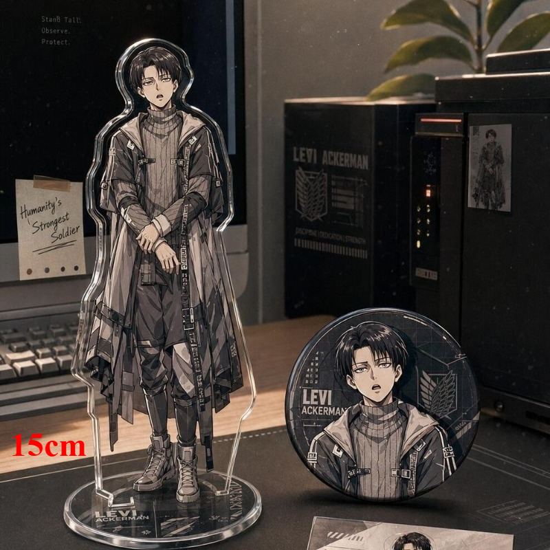 Levi Ackerman Acrylic Stand Fi - Windbreaker Anime Merchandise review and price