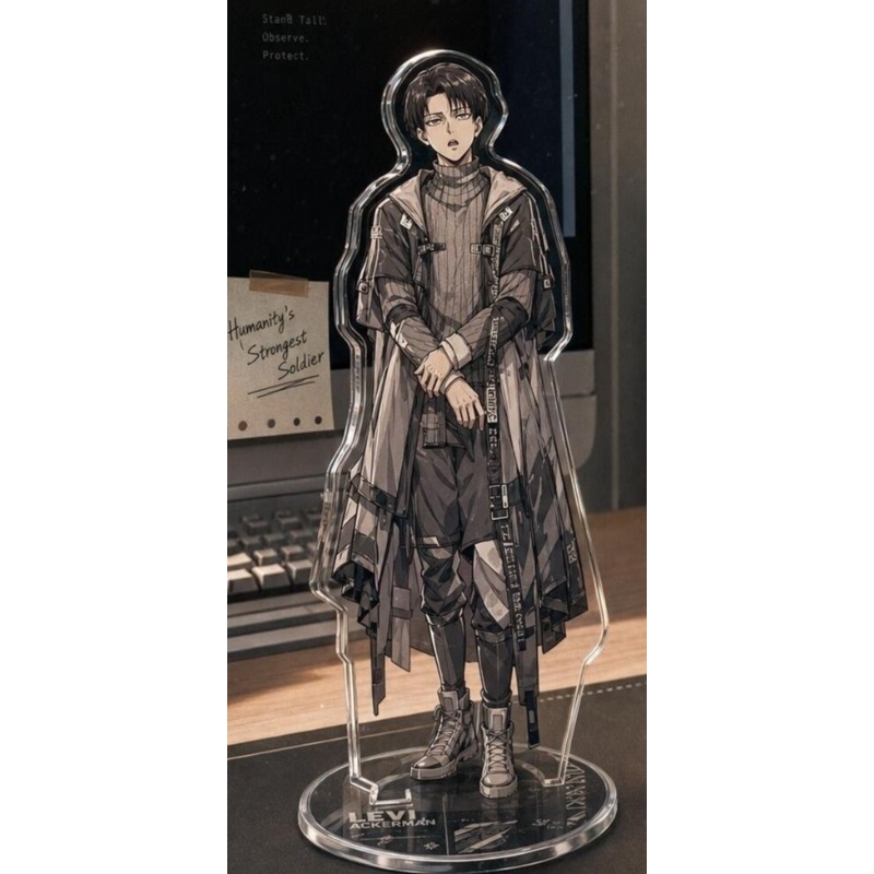 Levi Ackerman Acrylic Stand Fi - Windbreaker Anime Merchandise review and price