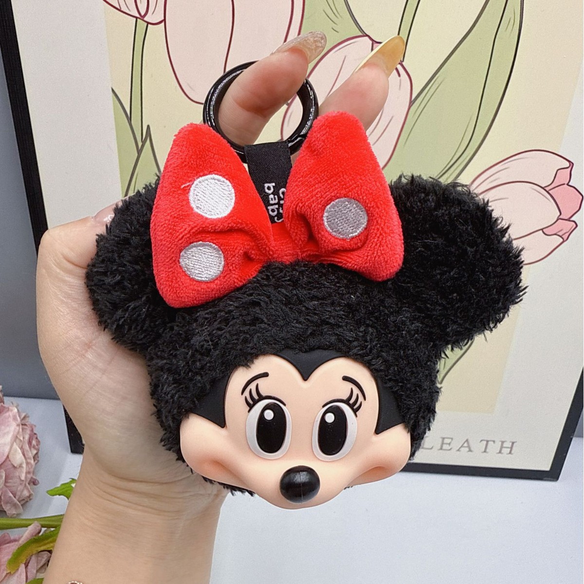 Mickey Minnie Plush Doll Keych - Anime Merchandise Keychain review and price