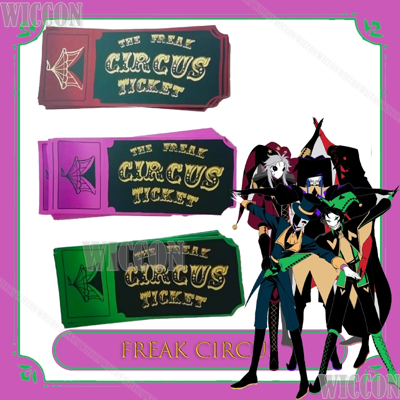 Freak Circus Ticket Card Red G - Anime Merchandise In Japanese review and price