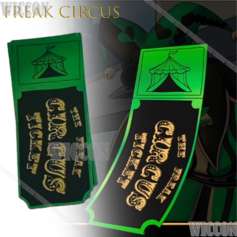 Freak Circus Ticket Card Red G - Anime Merchandise In Japanese review and price