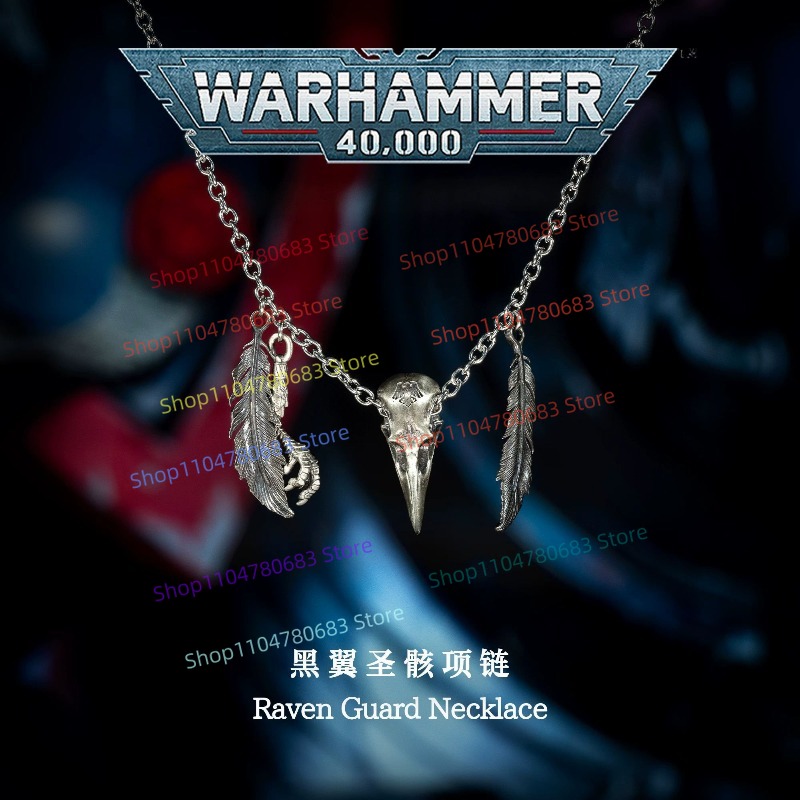 40K Raven Guard Necklace, Retr - Anime Merchandise For Men review and price