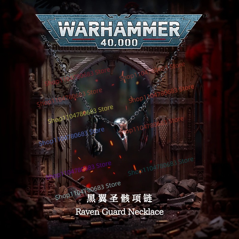 40K Raven Guard Necklace, Retr - Anime Merchandise For Men review and price