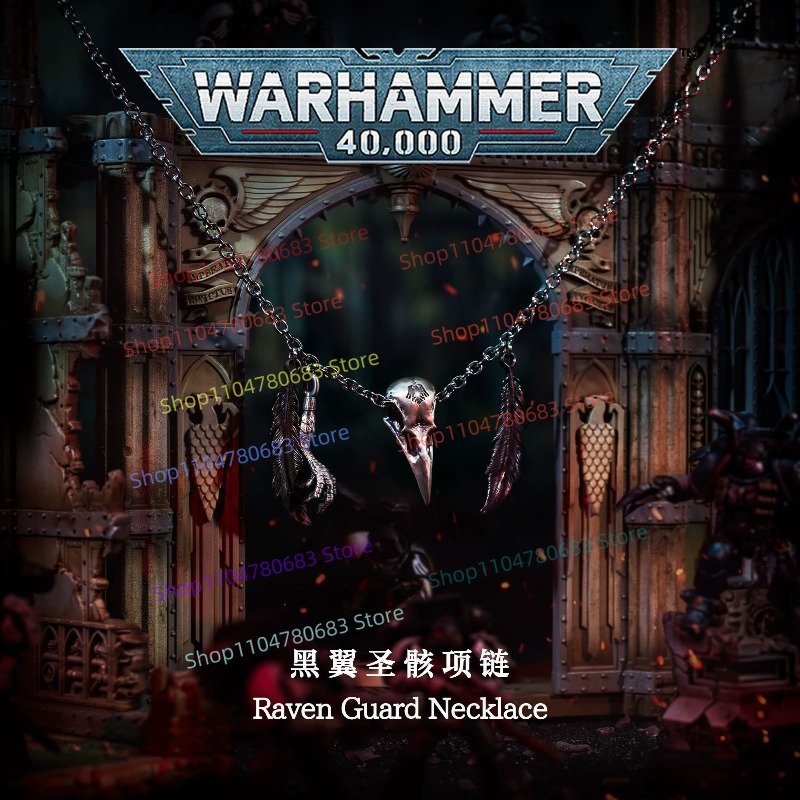 40K Raven Guard Necklace, Retr - Anime Merchandise For Men review and price
