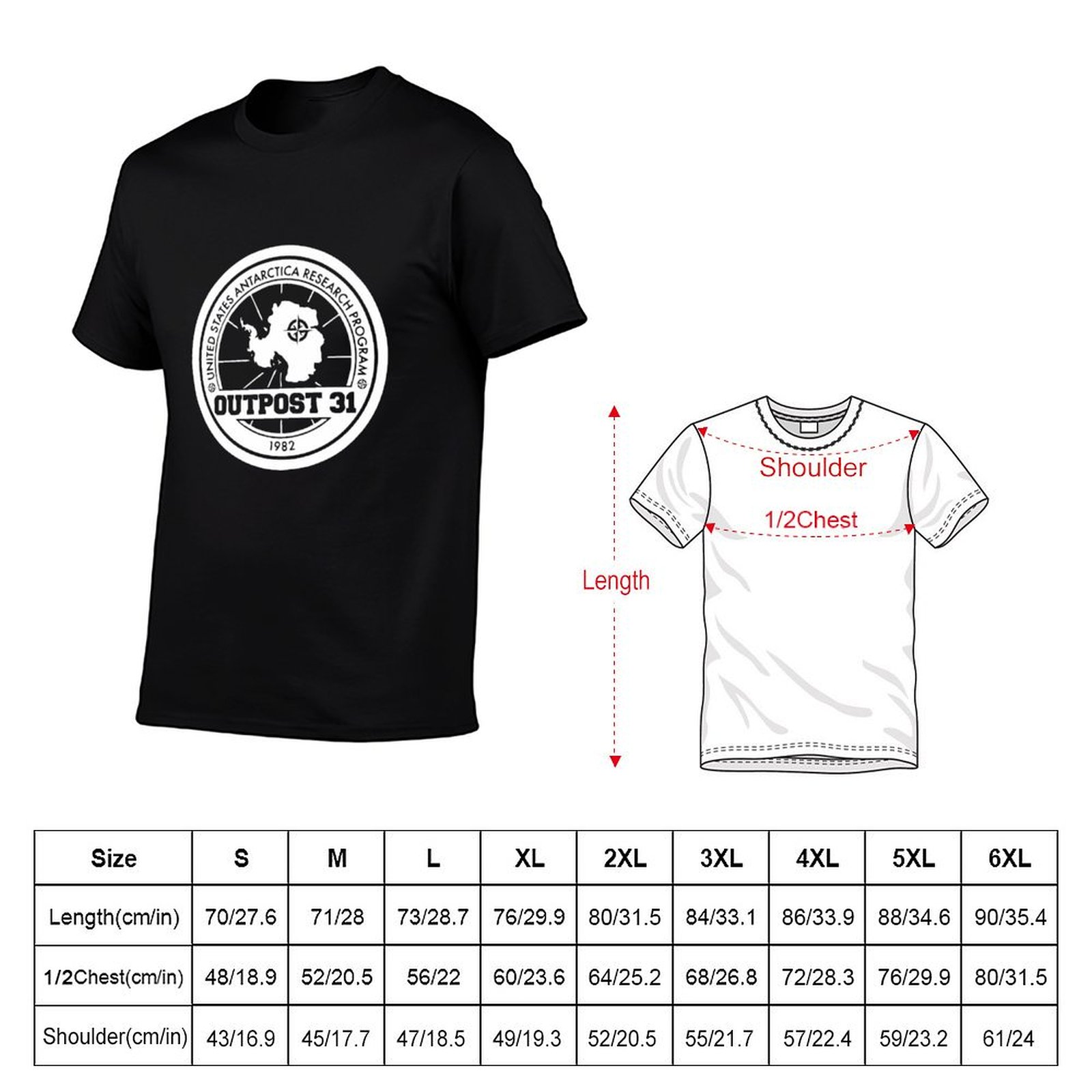 Outpost 31 Logo MERCHANDISE T- - Anime Merchandise For Men review and price