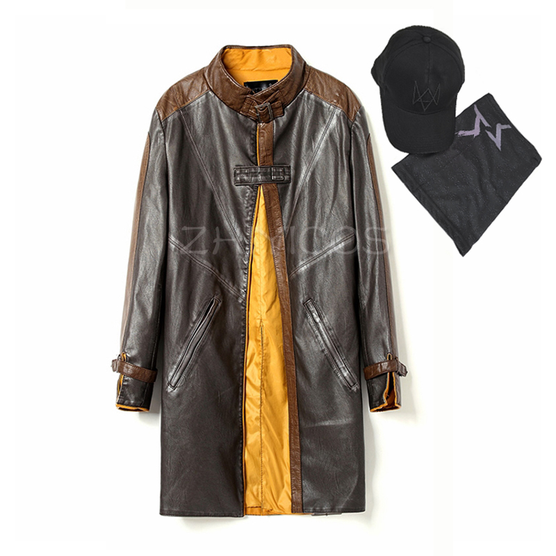 Aiden Pearce Cosplay Costume P - Windbreaker Anime Merchandise review and price