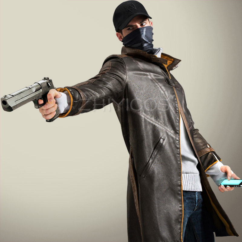 Aiden Pearce Cosplay Costume P - Windbreaker Anime Merchandise review and price